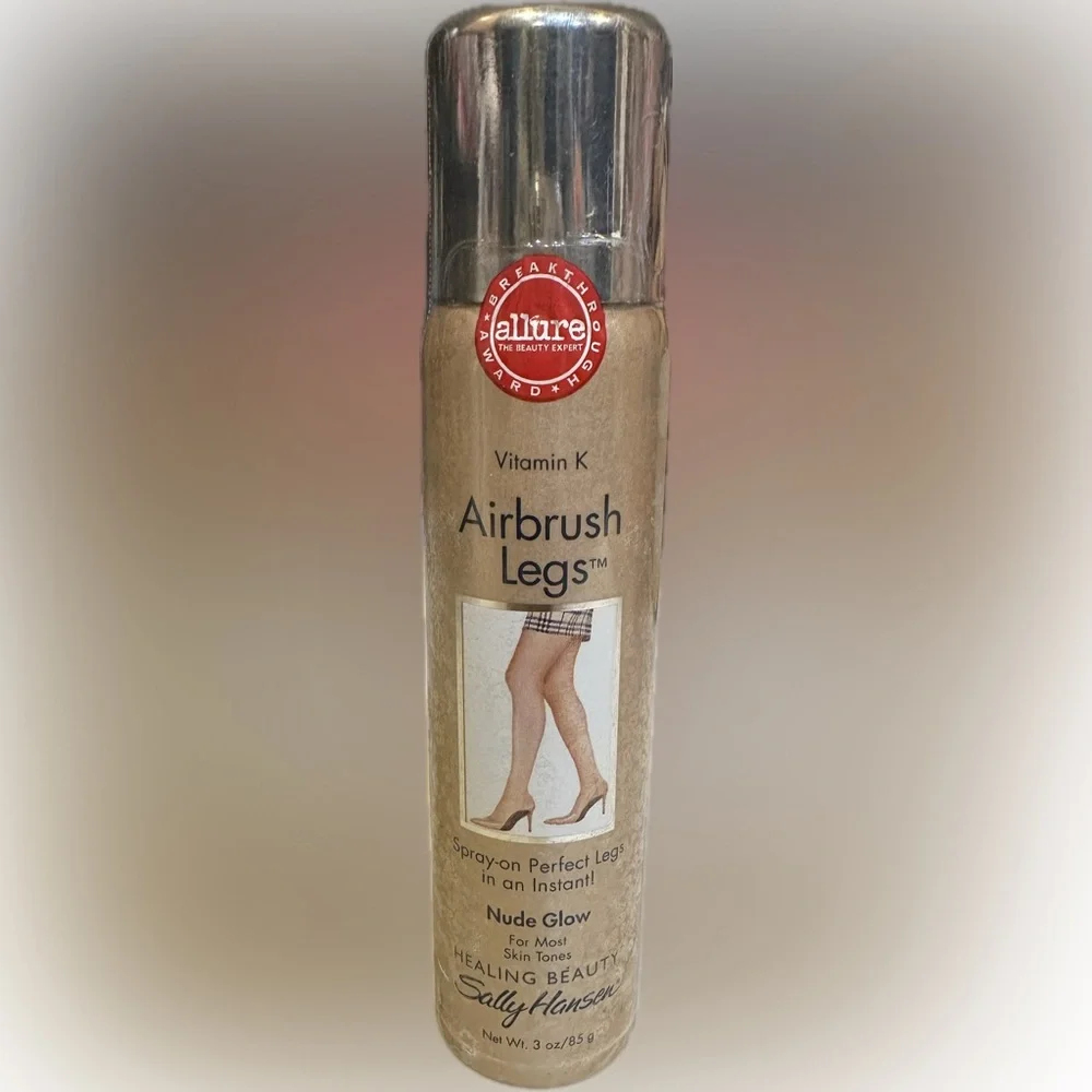 SALLY HANSEN AIR BRUSH LEGS VITAMIN K LEG MAKEUP COSMETIC NUDE TAN COLOR COVER